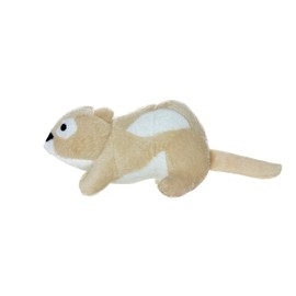 MIGHTY- Nature Chipmunk- Squeaker-Multiple Layers. Made Durable, Strong & Tough. Interactive Play Dog Toy (Tug, Toss & Fetch). Machine Washable & Floats (Junior 2 Pack)