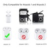 Case for AirPods 2nd/1st Generation 2019/2016, Suublg Silicone Cartoon Cute
