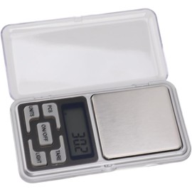 Báscula Digital de Gramos, 500 G/0,01 G, Mini Báscula Portátil de Bolsillo para Joyería de Alta Precisión con Pantalla LCD para Alimentos Dorados, Medicina, Eficiencia Energética