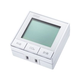 Sanwa Supply Watt Monitor/Checker, Computer Data Management (USB Connection), Power Consumption (W), Cumulative Power Volume (kWh), Cumulative Time (Hour), Cumulative Power Fee (Circular), CO2 Emission Capacity (kg), TAP-TST10N