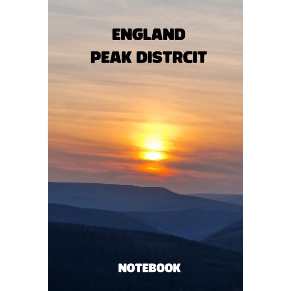 The Peak District's Mam Tor view, Notebook Journey Planner: The