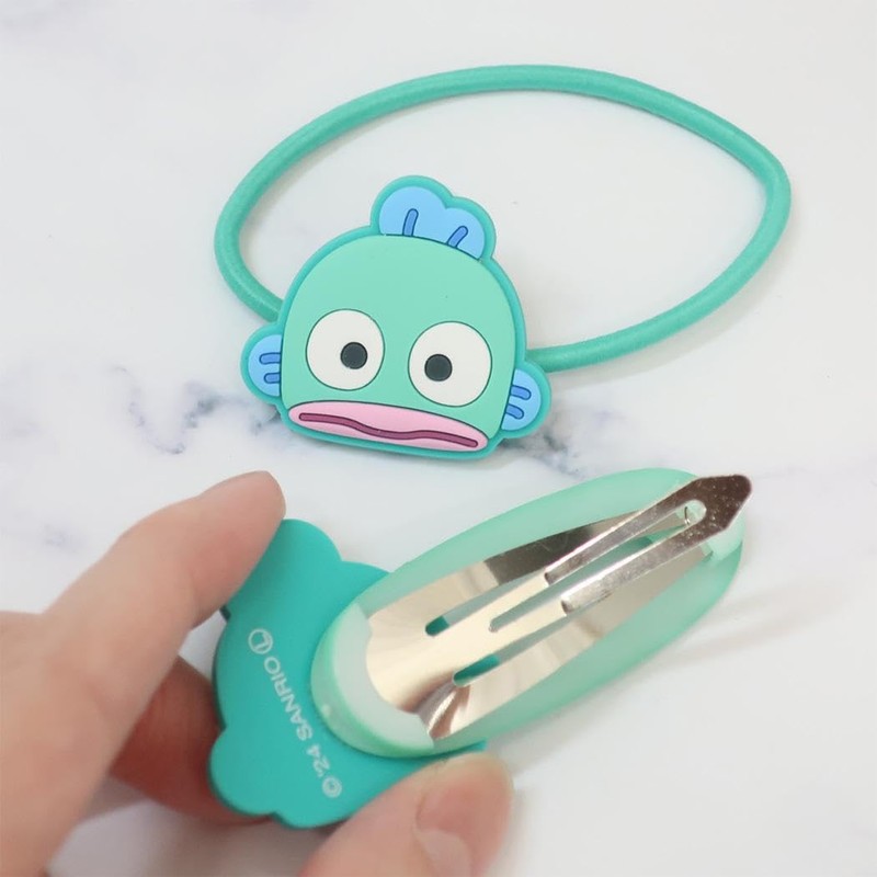 I Planning Sanrio Characters Patchin & Hair Rubber Set, Hangyodong