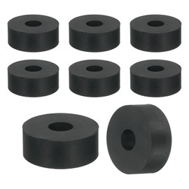 sourcing map 12Pcs Thick Rubber Spacer, 1 Inch OD x 3/8 Inch ID x 3/8 Inch Thickness