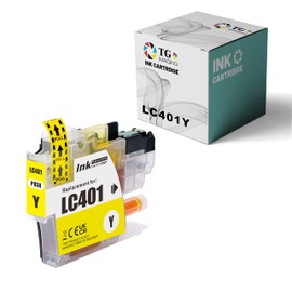 TG Imaging (1 Pack Compatible LC401 Yellow Ink Cartridge LC 401 XL LC401Y Replacement for Brother MFC-J1010DW MFC-J1012DW MFC-J1170DW Inkjet Printer (LC401 Yellow Pack)