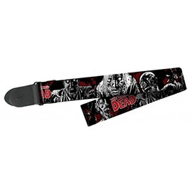 Walking Dead: Zombie Group Logo Poly Guitar Strap
