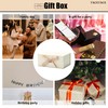YACEYACE Small Gift Box Bulk, 1Pcs Pale Gold Gift Wrap
