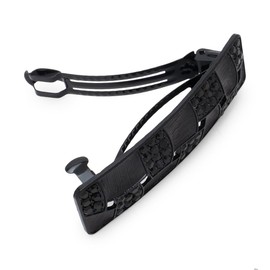 Radhu & Kabby Metal Barrette Hair Clip For Women | Stylish French Hair Barrettes for Girls | Durable Hair Clips | Matte Black Colour with Crystal Embellishments | One Piece