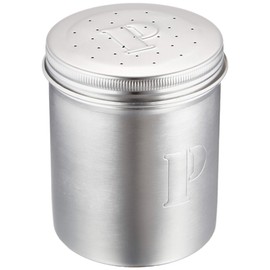 Endo Shoji Commercial Use Seasoning Can Jumbo P Can (Pepper) [Seasoning Container] 18-8 Stainless Steel, Made in Japan BTY05003