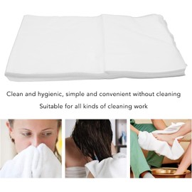 Toalla Desechable de 100 Uds., Fibra Superfina Fuerte Absorción de Agua, Toalla de Baño para Pies para el Cabello, Limpia e Higiénica, Amplia Aplicación