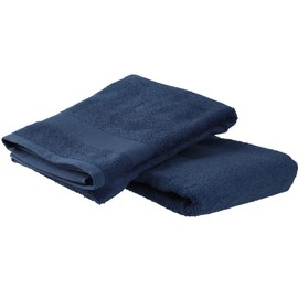 Tsubame Towel, Founded in 1887, Senshu Towels, Made in Japan, Bath Towels, Set of 2, Coloring, Instant Absorption, Quick Drying, Organic Cotton, Room Drying, 100% Cotton, 900 Momme, Navy