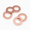 Sutemribor 150PCS 8 Sizes Copper Metric Sealing Washers Flat Washers