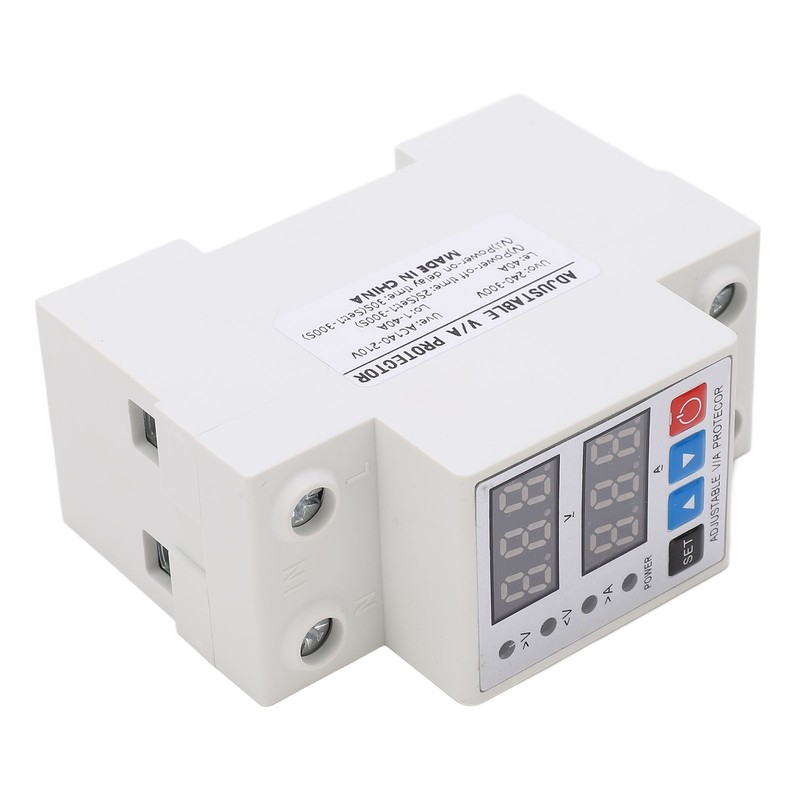 Over Under Voltage Protective Device Adjusting Dual Display Overcurrent Overload