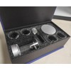 SruiSwei Portable Communion Service Set With 4 Cups,Juice Bottle,Anointing Oil