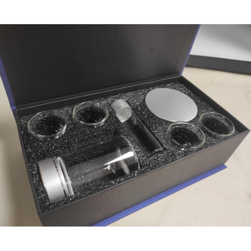 SruiSwei Portable Communion Service Set With 4 Cups,Juice Bottle,Anointing Oil
