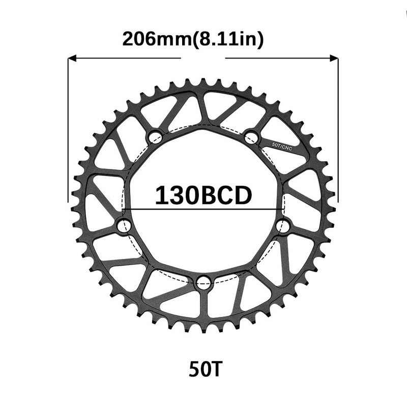 VGEBY Bicycle Chainring Chainring Single Speed Chainring Bicycle Road Bike