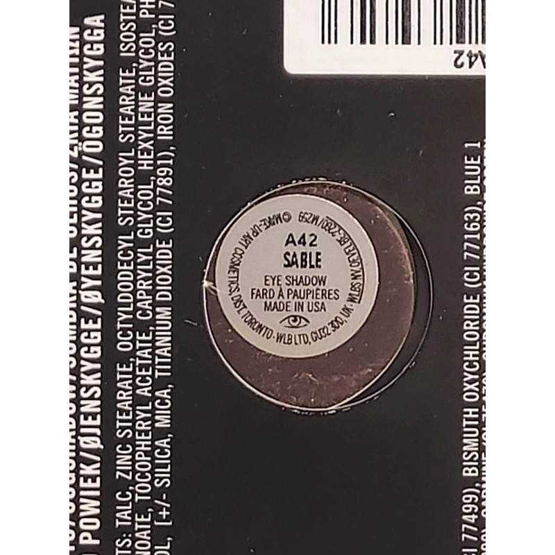 MAC Eye Shadow Refill Pan *SABLE* / .05 oz /