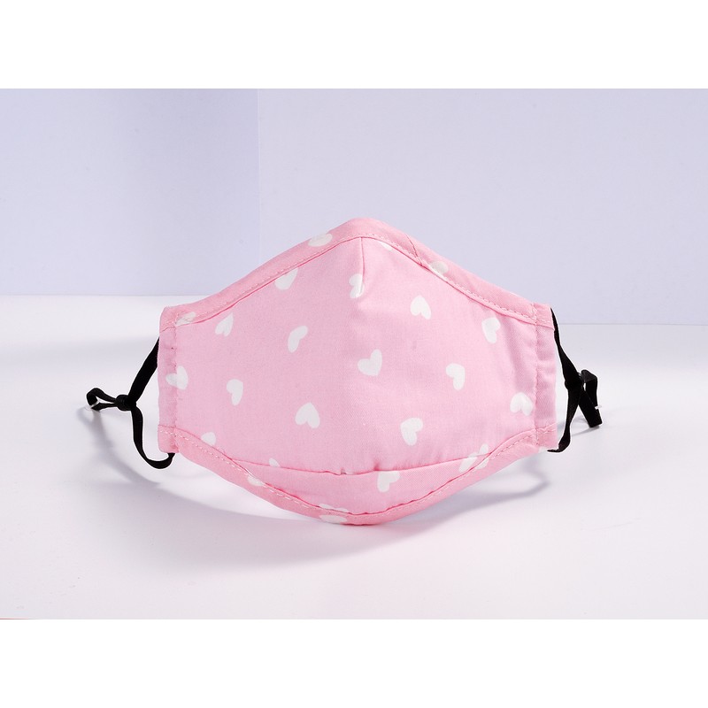 3-7 Years old Kids Face Masks Reusable, 100% Cotton, Triple