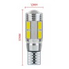 Par Faros Led T10 Lupa Canbus Pellizco Sin Señal Error