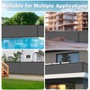 UPGRADE Privacy Fence Screen 90% Visual Blockage 5'x10' Dark Grey