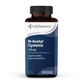 LifeSeasons N-Acetil Cisteína (NAC) 750 mg, 60 Cápsulas Vegetarianas                                                                                  