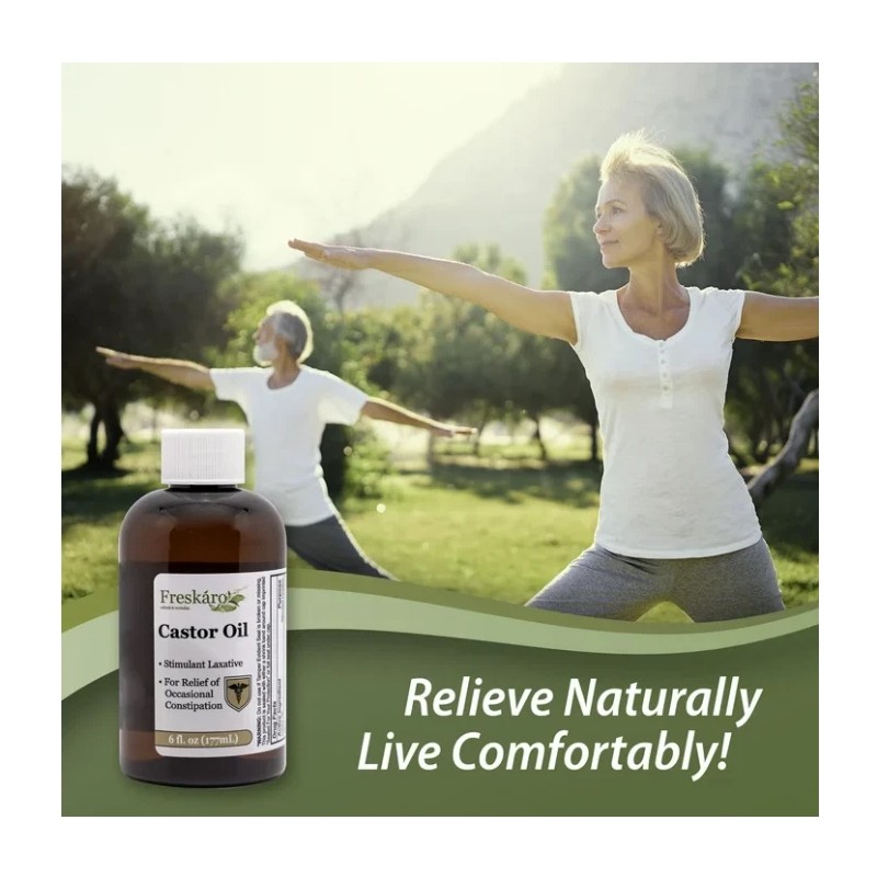 Freskaro Castor Oil 100% Pure Boost Hair Growth , Immune