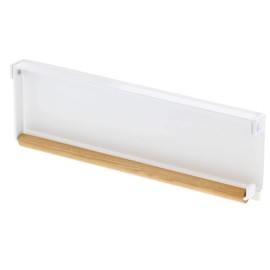 Yamazaki Industries 3530 Magnetic Kitchen Paper Holder, One Hand, White, Approx. W 12.0 x D 1.0 x H 3.7 inches (30.5 x 2.5 x 9.5 cm), Tosca Kitchen Paper Storage