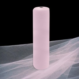 Light Pink Tulle Fabric Rolls 54 Inch by 10 Yards Fabric Tulle Bolt for Wedding Decorations Bouquet Wrapping DIY Tutu Baby Shower Table Skirt Birthday Party Craft Supplies