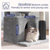 Pawfessor Cat Tree 32 Inches Small Cat Tower with Large