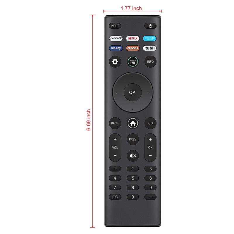 XRT140 Universal Remote Control Replacement fit for VIZIO 4K SmartCast