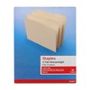 Staples Heavyweight File Folder, 1/3 Cut Tab, Letter Size, Manila,