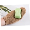 Minkissy 3sets Body Massage Gloves Exfoliating Shower Gloves for Arms
