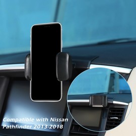 Heutamo Car Phone Holder Mount Phone Mount Compatible with Nissan Pathfinder 2013-2018,Central Control Air Outlet Mobile Phone Bracket