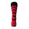 Love Sock Company Organic Cotton Fun Stripes Red Black Dress