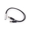 RockBoard Power Ace Current Doubler Y Cable, 2 x 2.1 x 5.5 mm barrel plug (parallel) to 2.1 x 5.5 mm barrel socket
