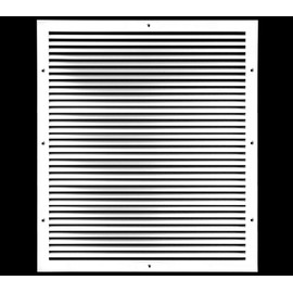 HVAC Premium 16'' X 25" Aluminum Return Grille - Easy Air Flow - Linear Bar Grilles [Outer Dimensions: 17.875'' w X 26.875'' h]