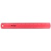 Westcott Jeweltone Plastic Ruler, 12-Inch, Pink (16022)