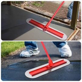 Bull Float, Heavy Duty Concrete Tools Finishing, 47 X 11.8 Inches Concrete Leveler, Long Handle Finishing Trowel for Concrete Finishing