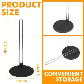 TAEYONK Tumbler Lid Organizer 2-Piece Cup Lid Organizer - Silicone Non-Slip Design lid organizer Folds for Storage Keeps Kitchen and Countertops Tidy, Holds Up to 10 Cup Lids (Black)