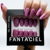 FANTACIEL 10 PCS Handemade Press On Nails Cat Eye Design
