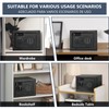 ROLOWAY Money Safe Box with Keys and Fireproof Money Bag
