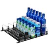 Puricon Drink Organizer for Fridge Pusher Glide, Spring Loaded Fridge