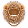 Lion Mane Pet Hat for Cat Dress-Up – Elastic Headgear