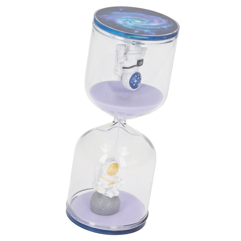 Decorative Sand Timer Clock Space Man Educational Hourglass for Office