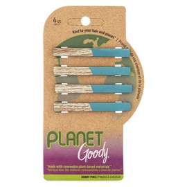 PLANET GOODY® BOBBY SLIDES - Pinzas para el pelo, accesorios color azul, 4 unidades