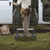CNCEST RV Steps with Handrails,2 Step RV Stairs 450 lbs