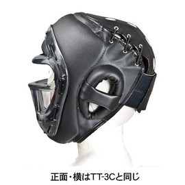 ISAMI TT-300 Regular Head Guard (with Head Cover) (Black, S, Head Circumference: 18.1 - 21.7 inches (46 - 55 cm)
