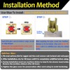 Shower Head Holder Handheld Shower Wand Holder Adjustable Shower Head