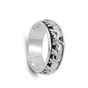 Elephant Spinner Eternity Wedding Ring New .925 Sterling Silver Band