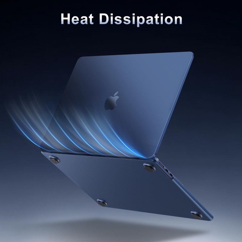 MOSISO Compatible with MacBook Air 13 inch Case 2025 2024
