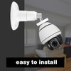 Zerone 360 Degree Rotating Security Camera Indoor Outdoor Wall Metal